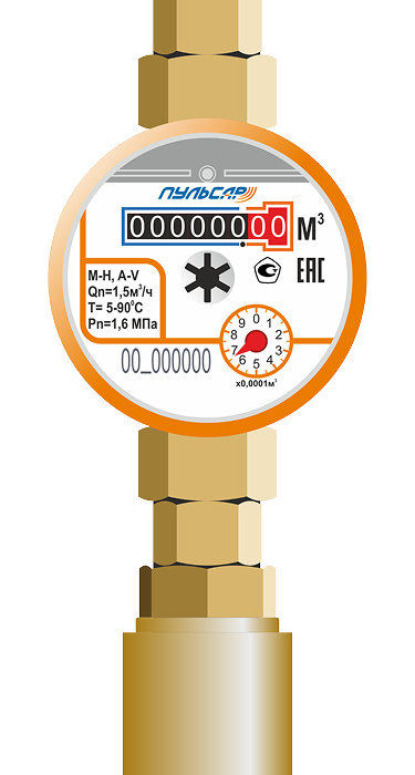 Счётчик воды Пульсар